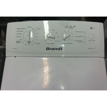Lave-Linge Top BRANDT WTC1260W