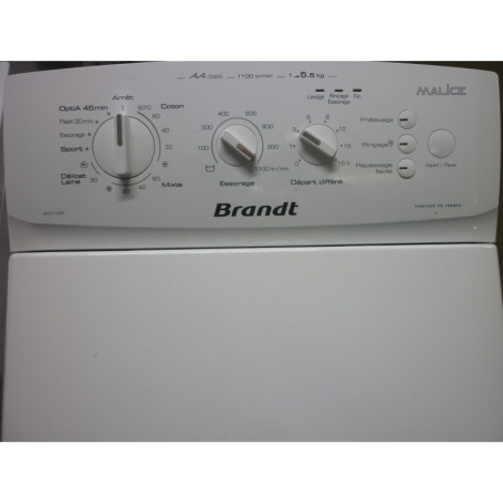 Lave-Linge Top BRANDT WTC1138F